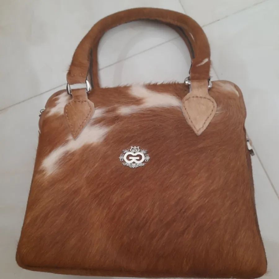 کیف چرم طبیعی دستدوز بزرگ