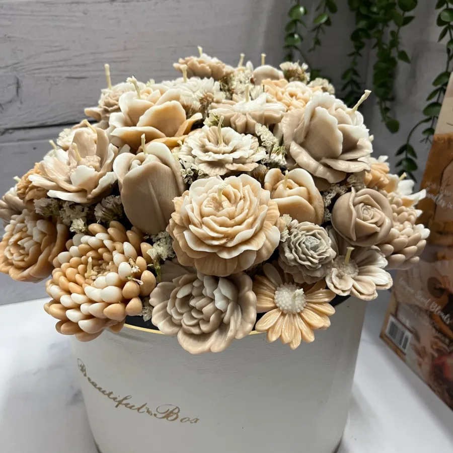 باکس گل شمعی