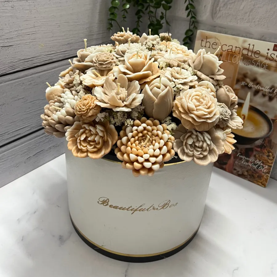 باکس گل شمعی
