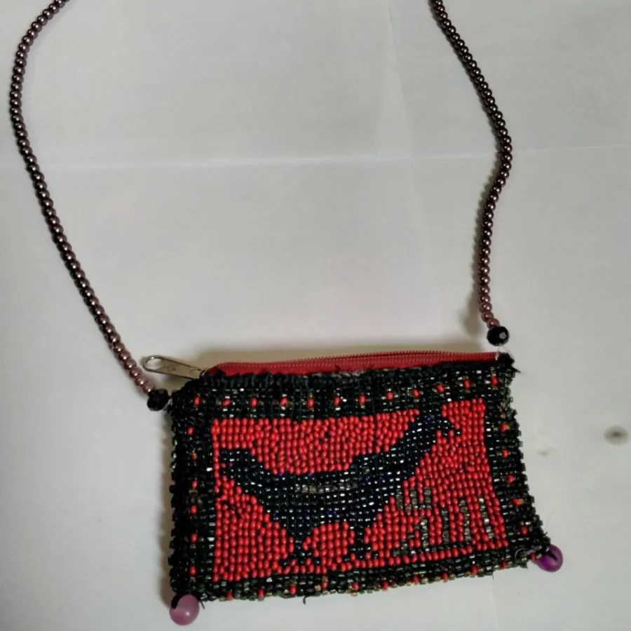کیف سکه منجوق دوزی آنتیک