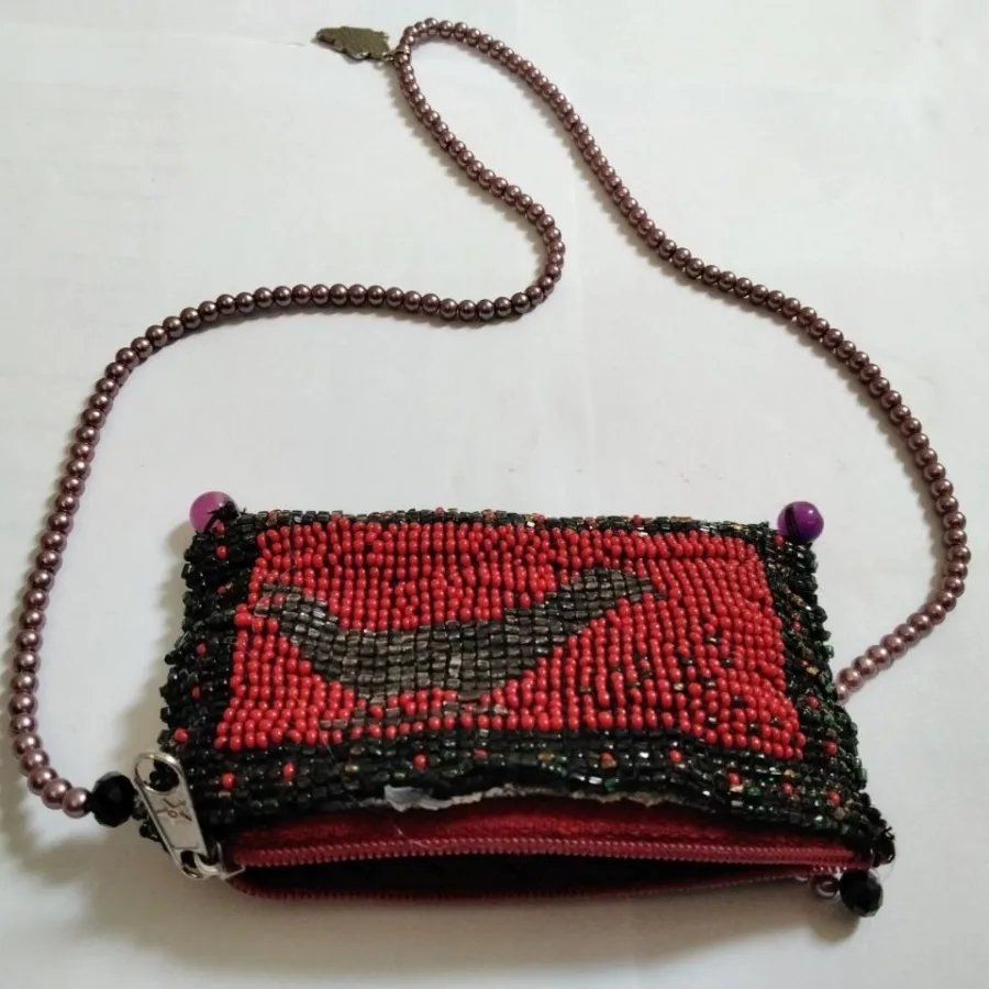 کیف سکه منجوق دوزی آنتیک