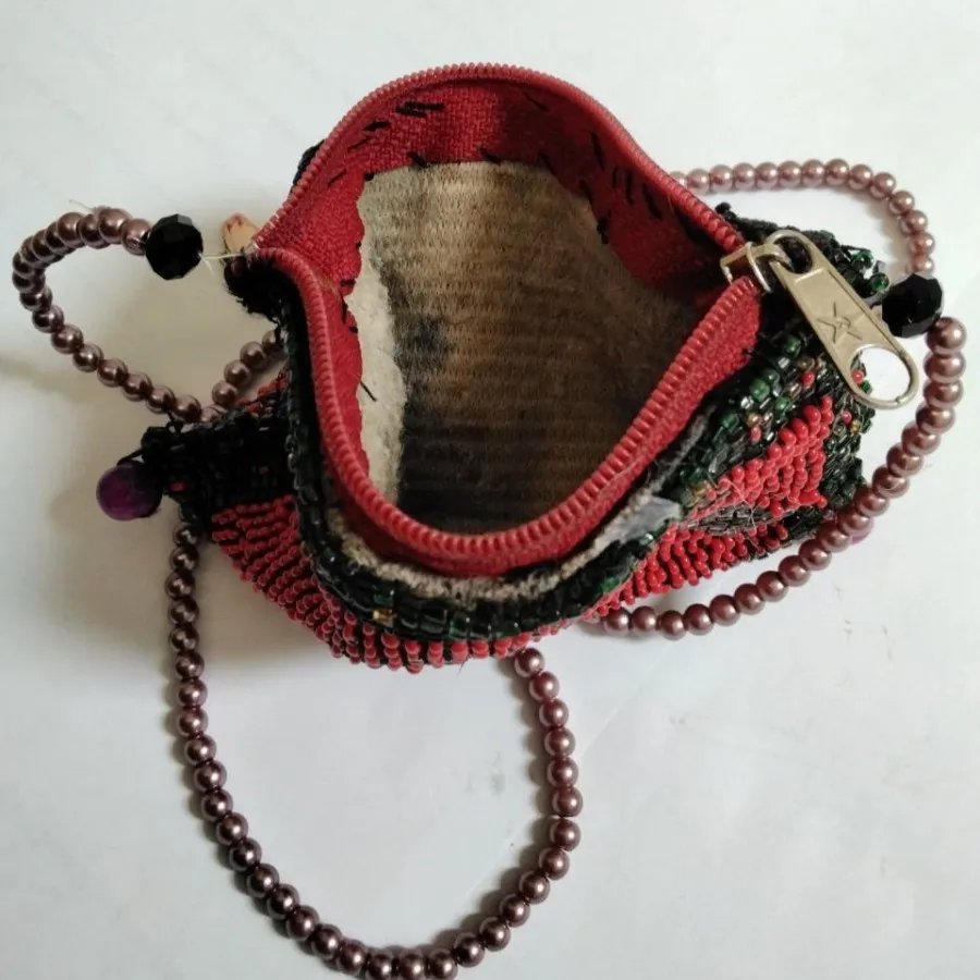 کیف سکه منجوق دوزی آنتیک