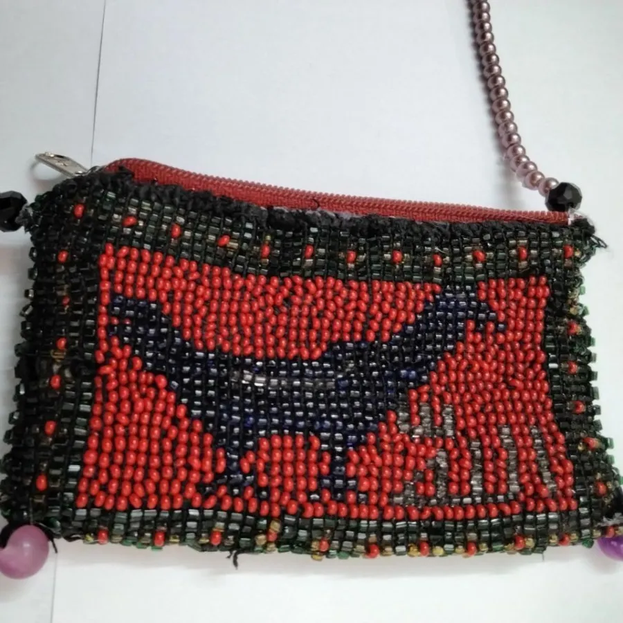 کیف سکه منجوق دوزی آنتیک