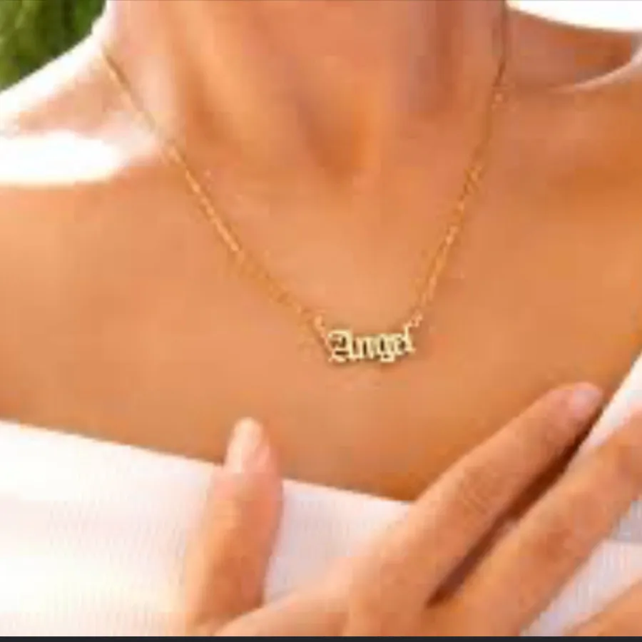 گردنبند تکست فرشته Angel