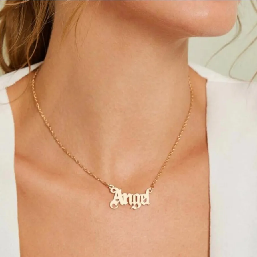 گردنبند تکست فرشته Angel