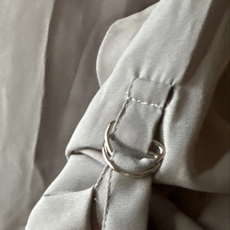 بلوز حریر طوسی