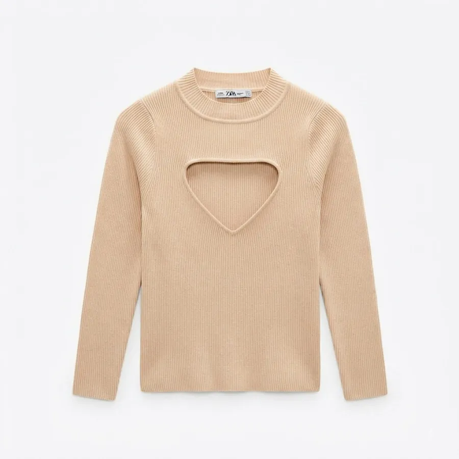 بافت کبریتی کرم zara