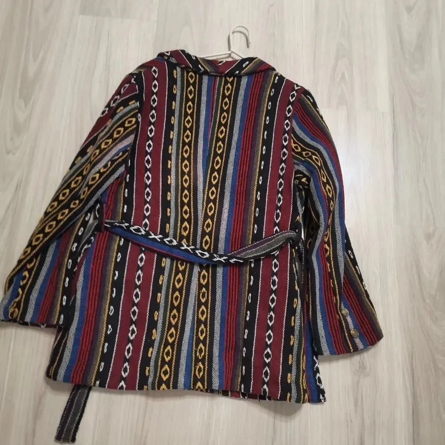 کت زرشکی رنگی رنگی