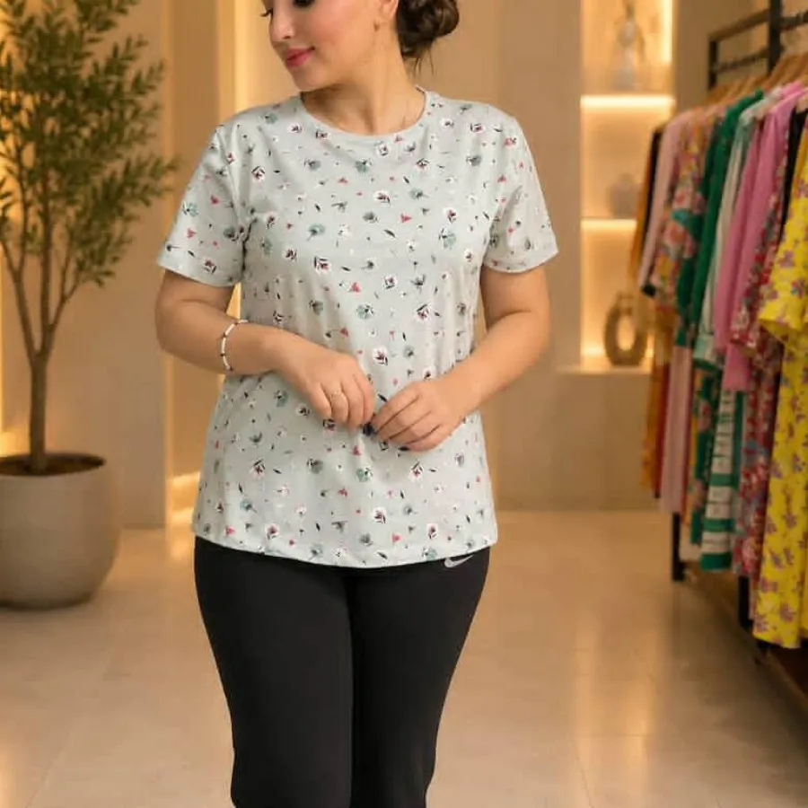 تی شرت نخی زنانه