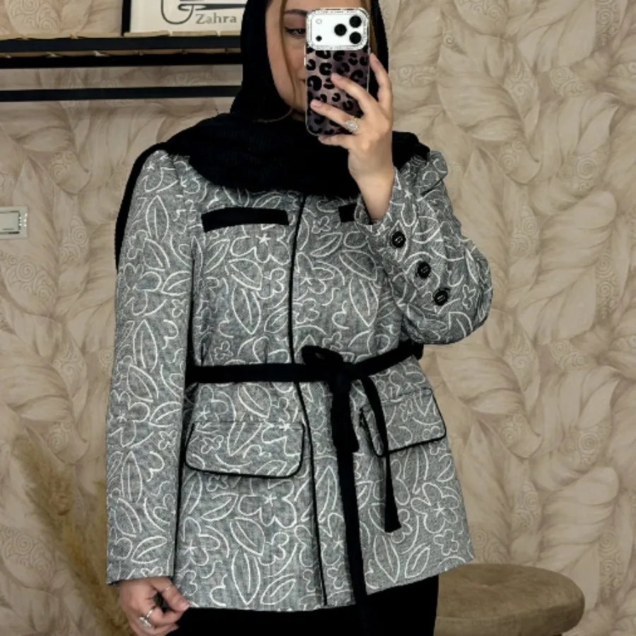 کت ژاکارد پنبه