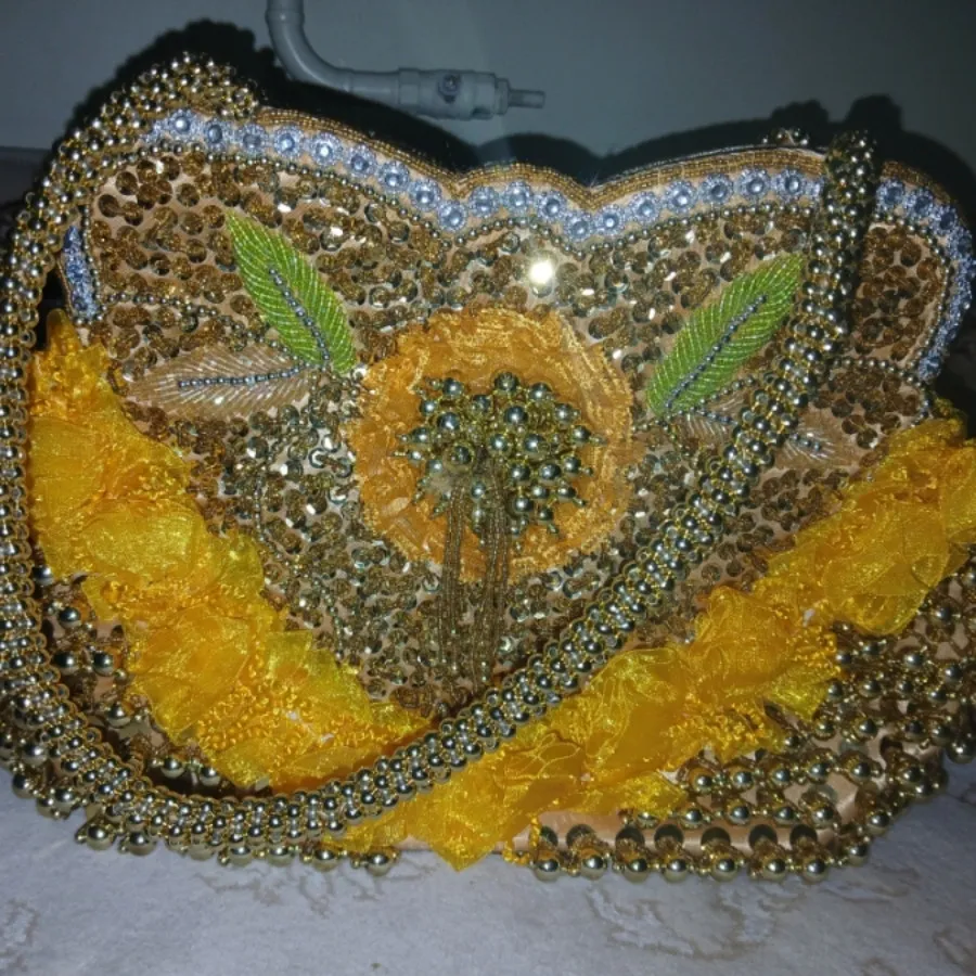 کیف دستدوزمروارید دوزمکه