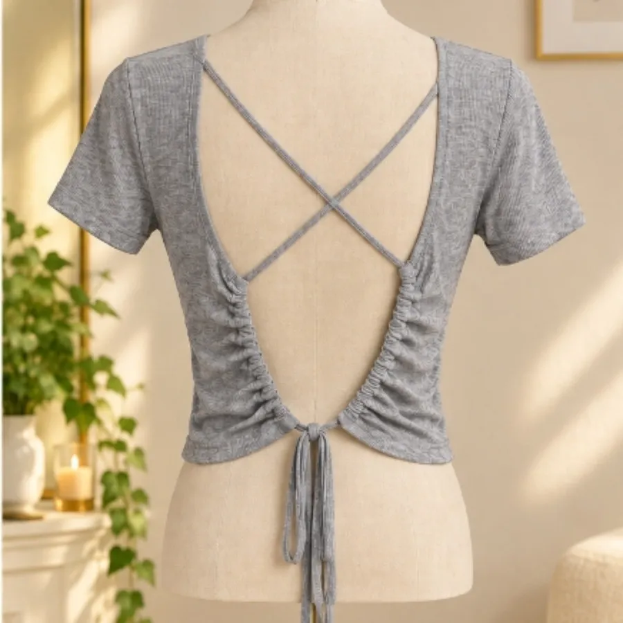 تیشرت کراپ زارا