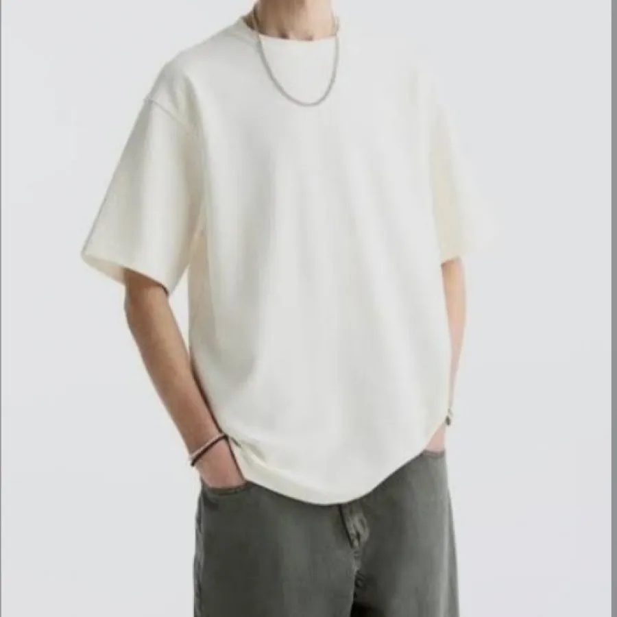 تیشرت سفید چهارفصل ZARA