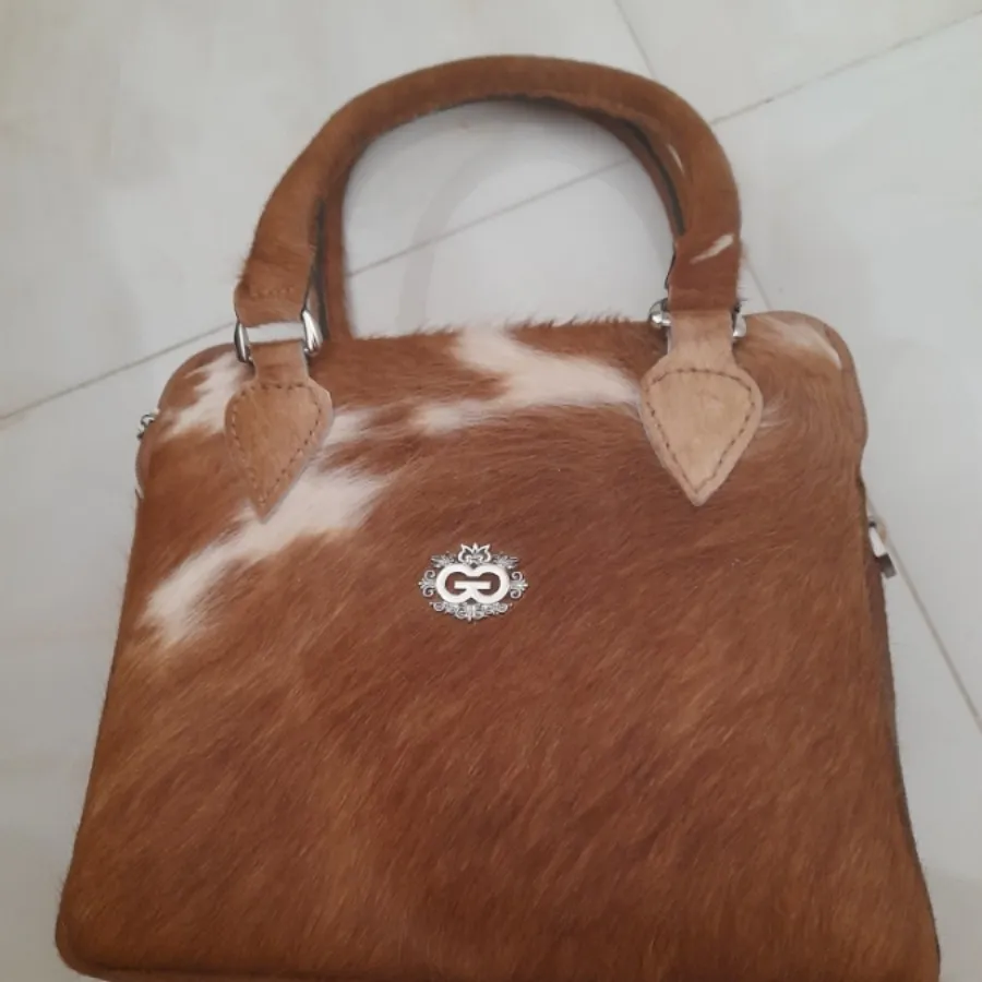 کیف چرم طبیعی دستدوز بزرگ