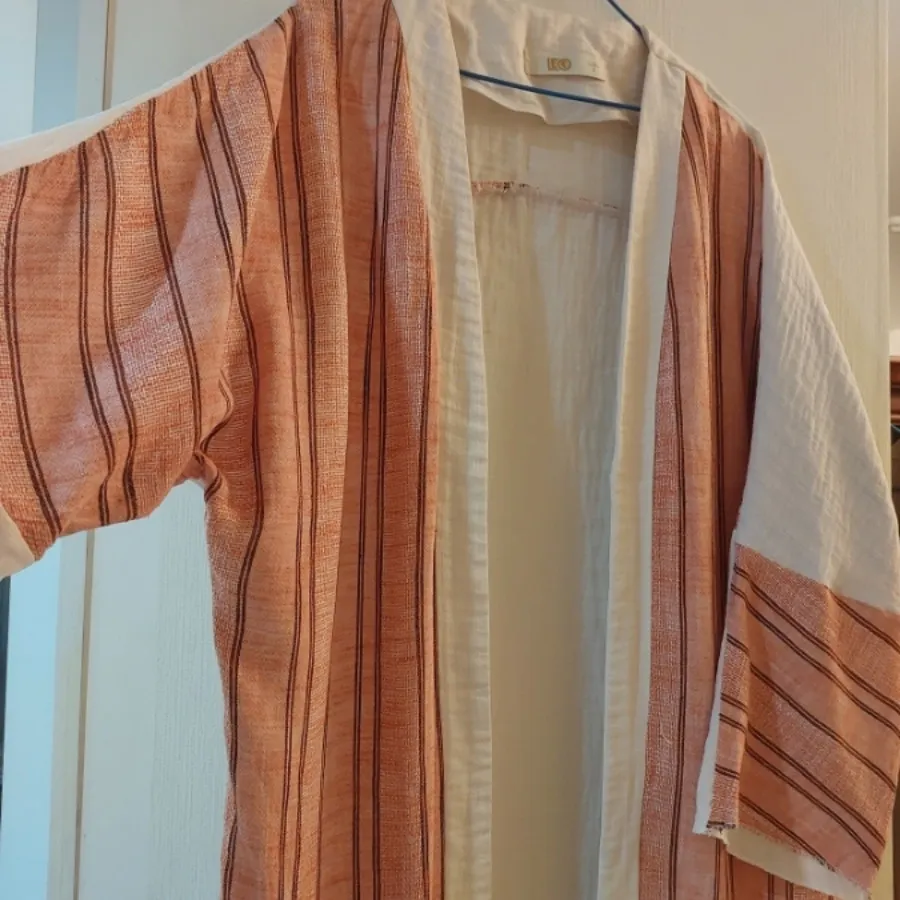 مانتو شیری گلبهی رنگ