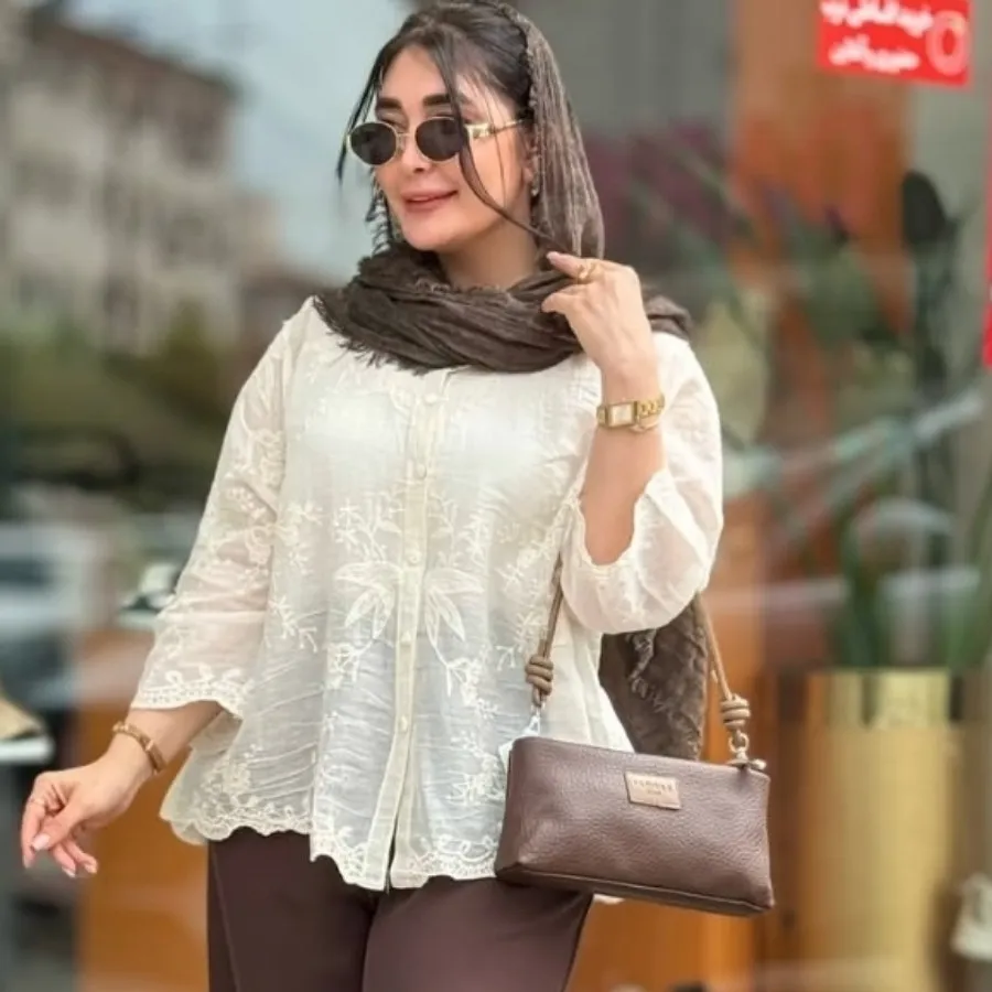 شومیز مزونی خامه دوزی