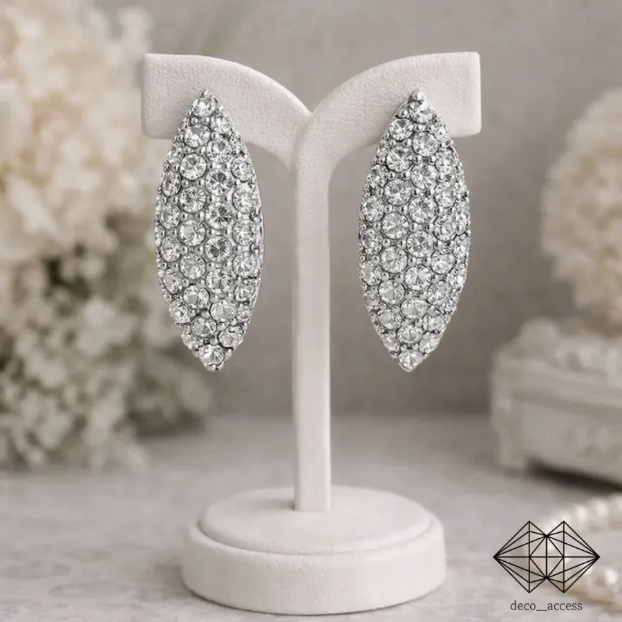 گوشواره اشکی جواهری