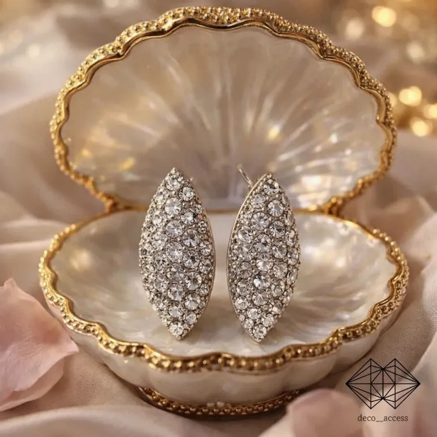 گوشواره اشکی جواهری