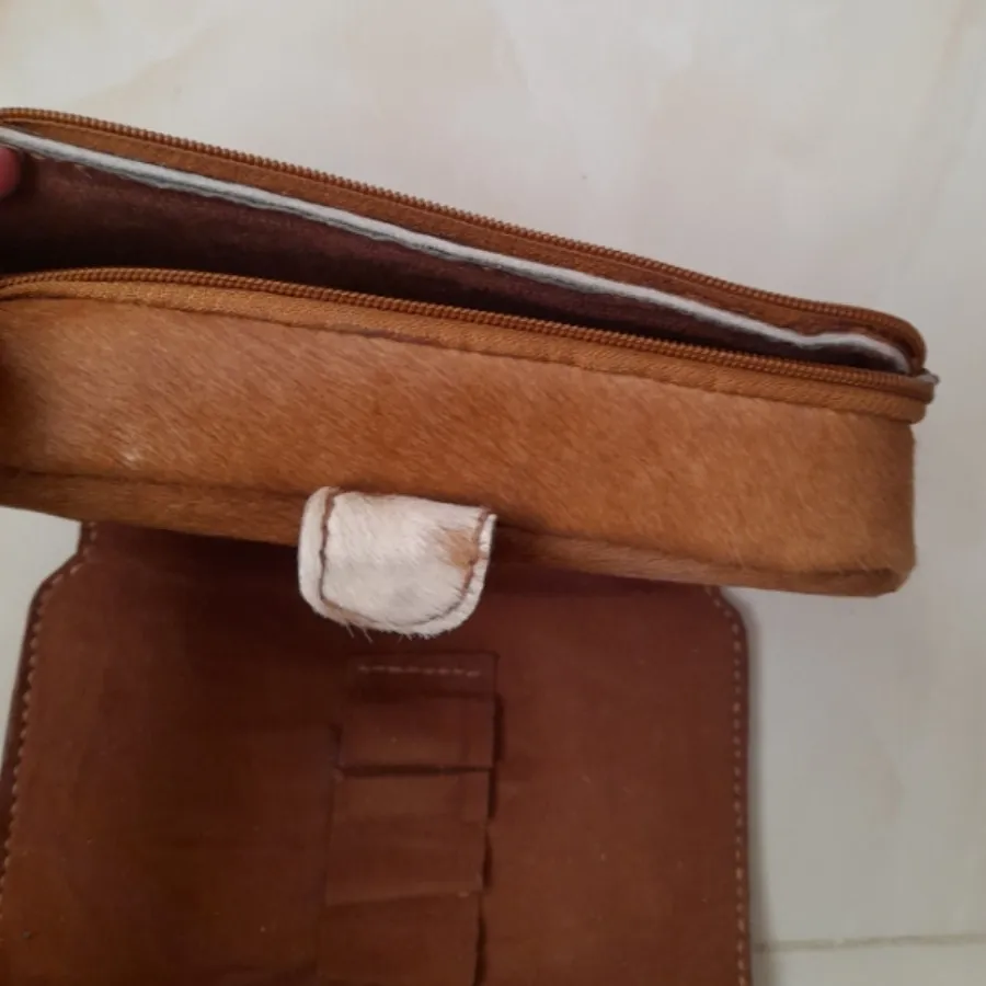 ست کیف چرم طبیعی دستدوز