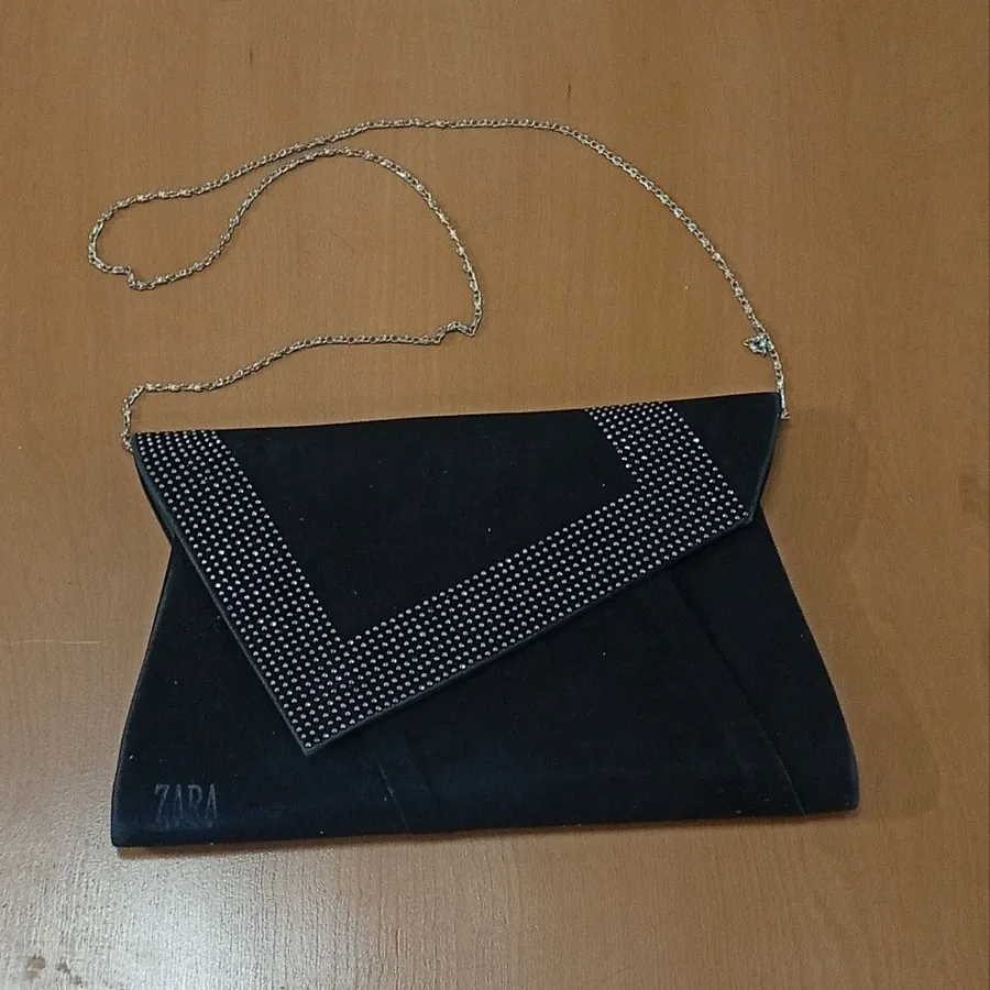 کیف مجلسی مخمل برند ZARA