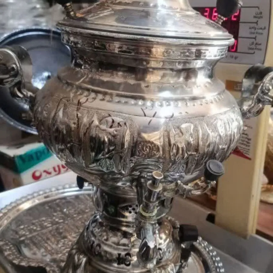 سماور برنزی شش لیتری قدیم