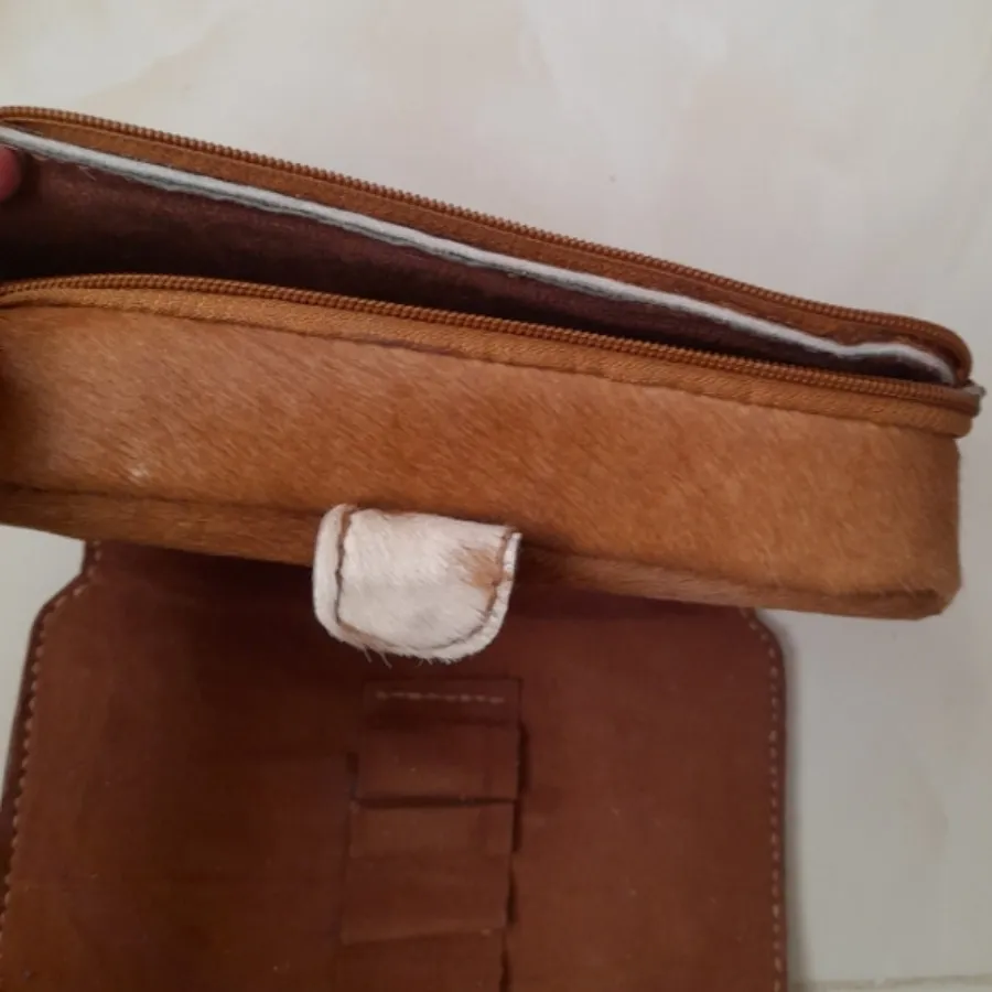 ست کیف چرم طبیعی دستدوز خ