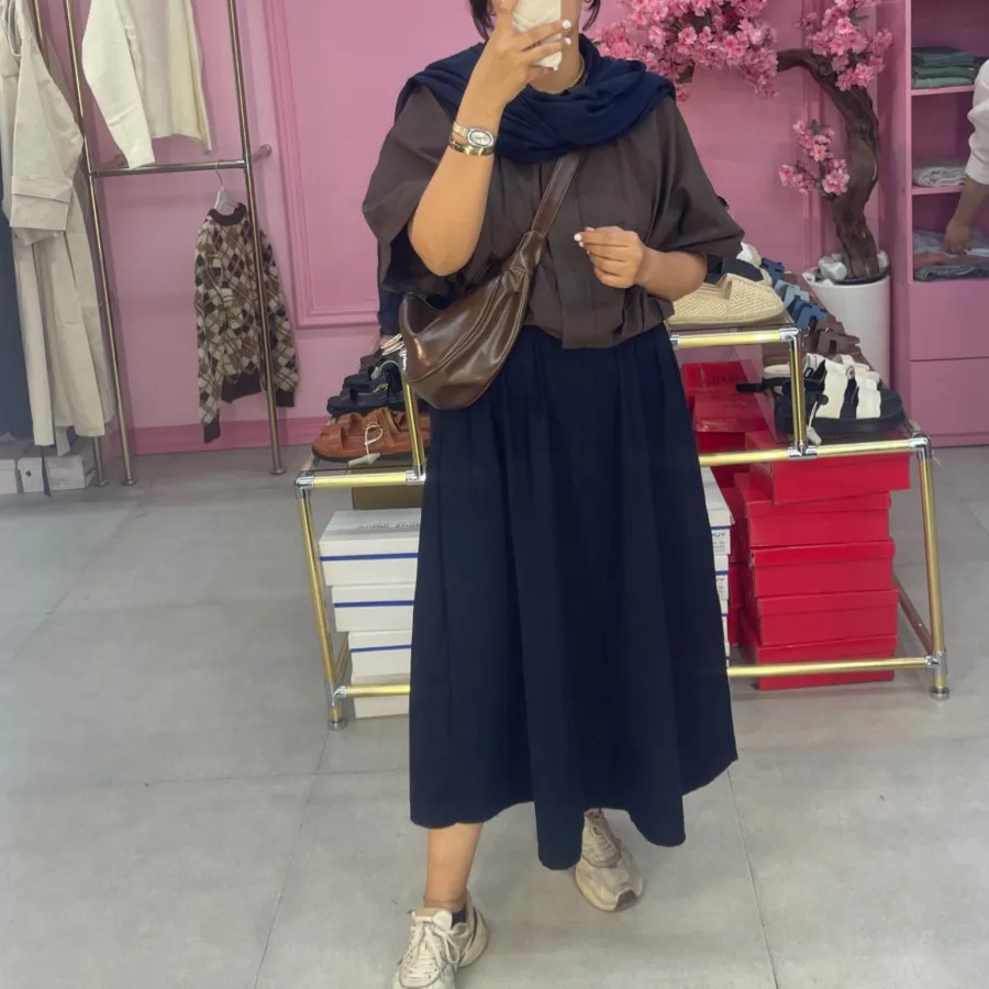 دامن سورمه ای