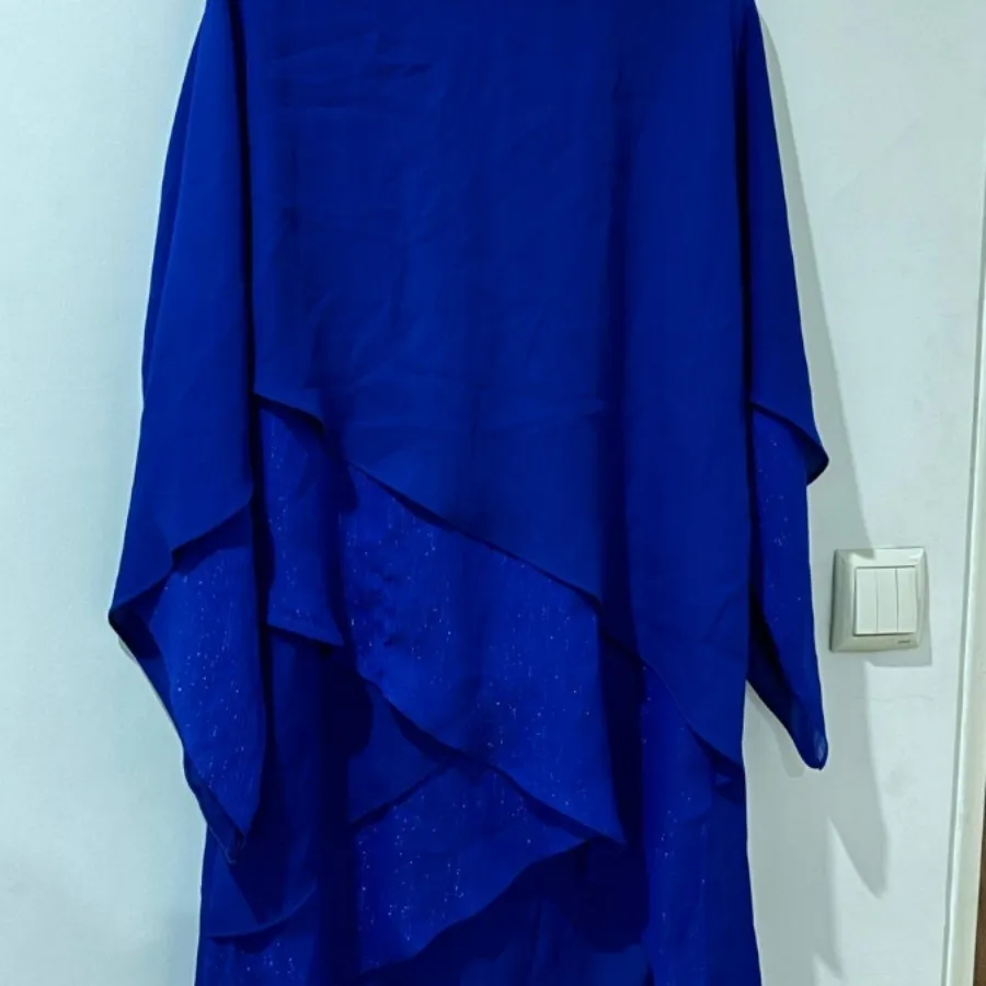 شومیز زنانه آبی کاربنی