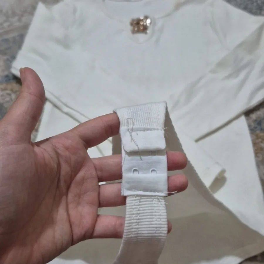 بادی سفید آستین بلند