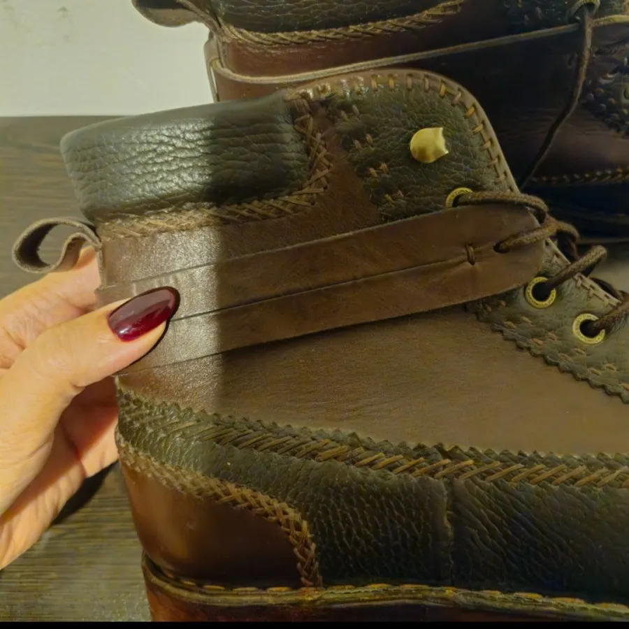 بوت مردانه دستدوز چرم گاو