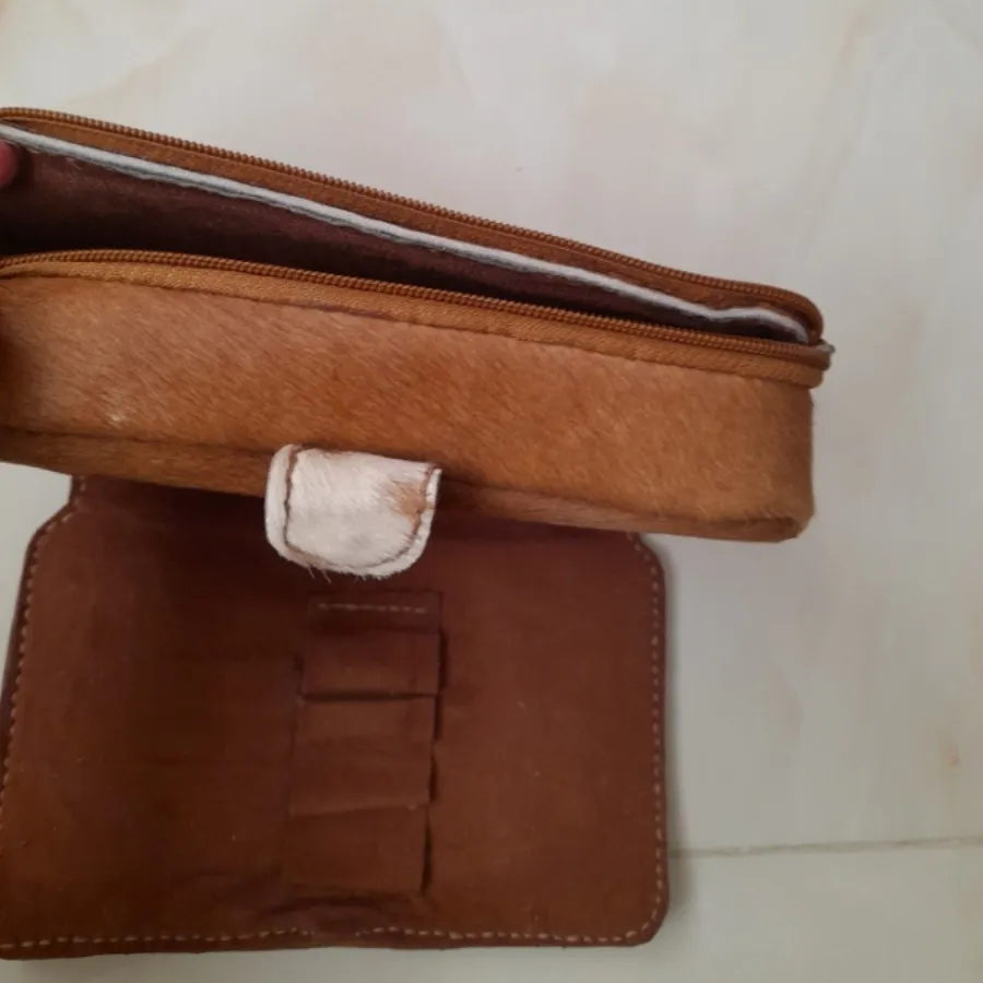 ست کیف چرم طبیعی دستدوز خ