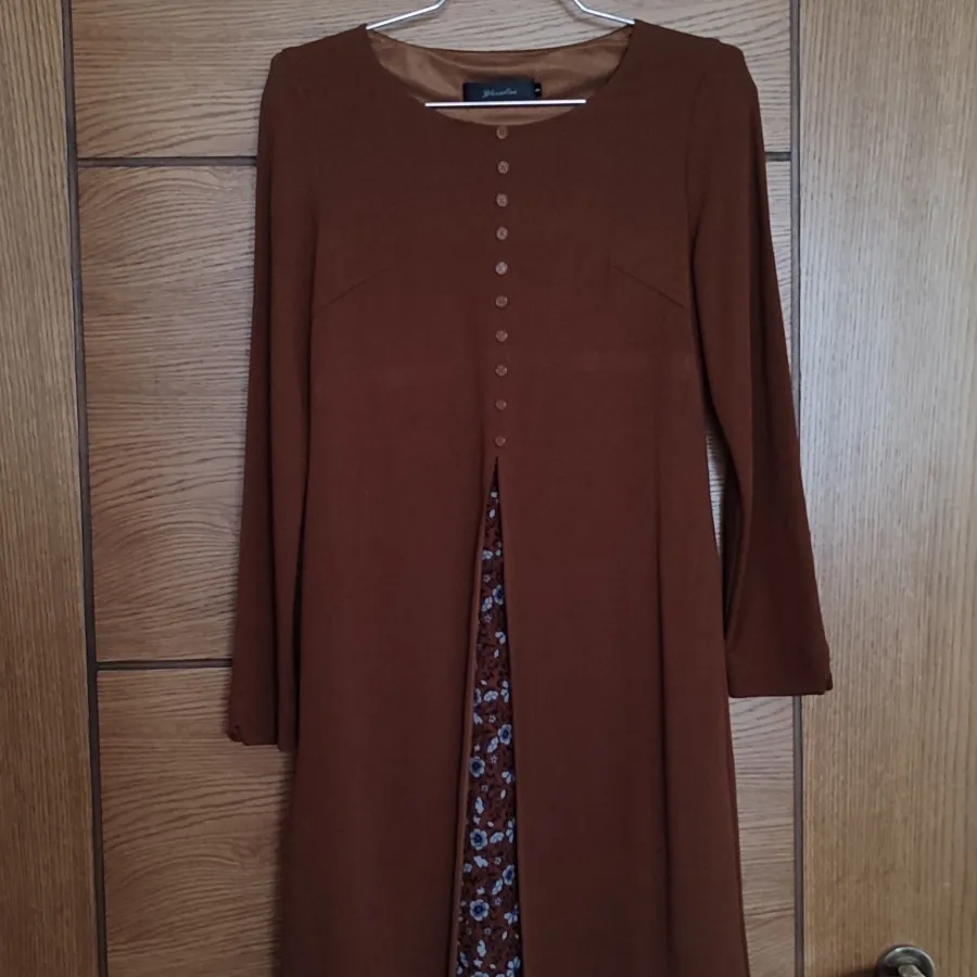 پیراهن پاییزه شکلاتی