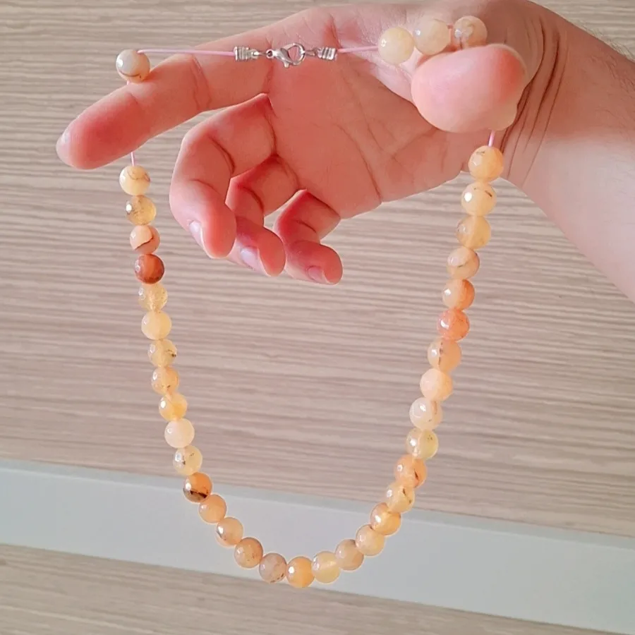 گردنی سنگ عقیق انگلیسی
