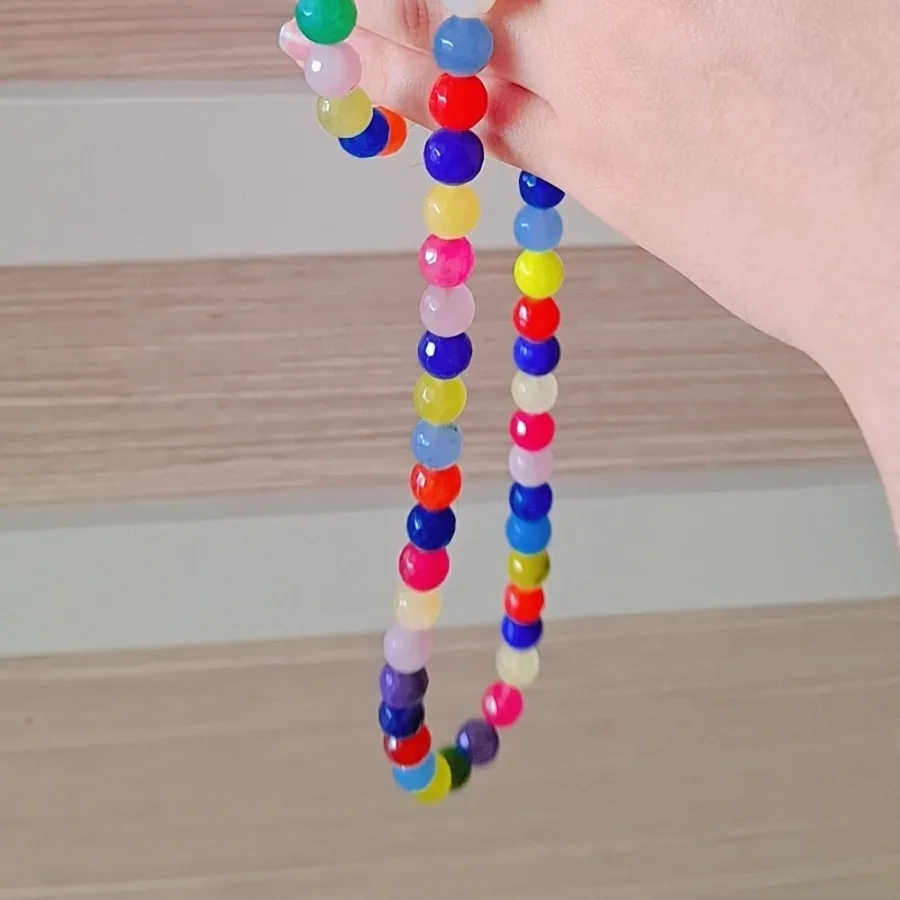 گردنی و دستبند سنگ عقیق