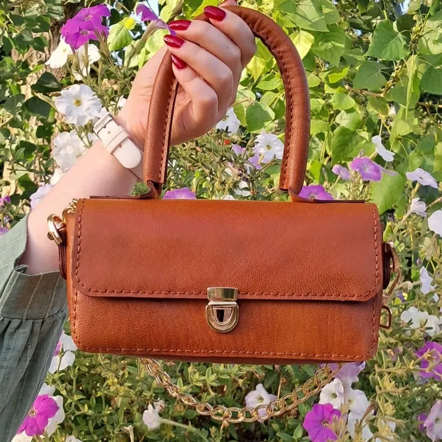 کیف دوشی و دستی چرم