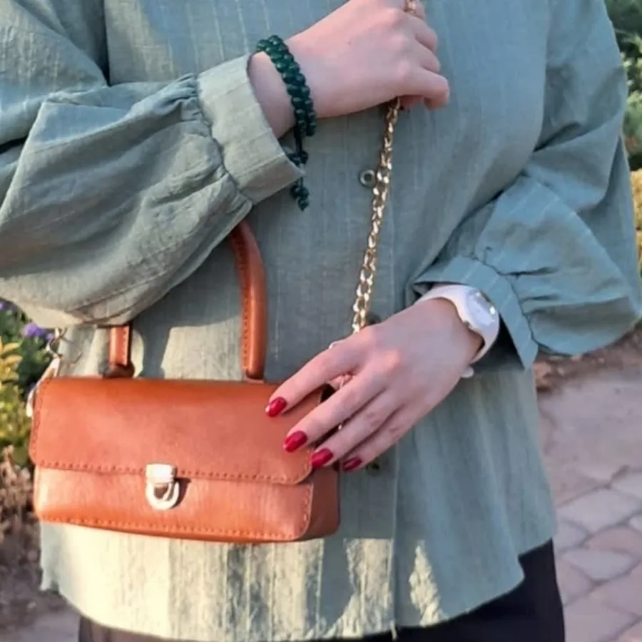 کیف دوشی و دستی چرم