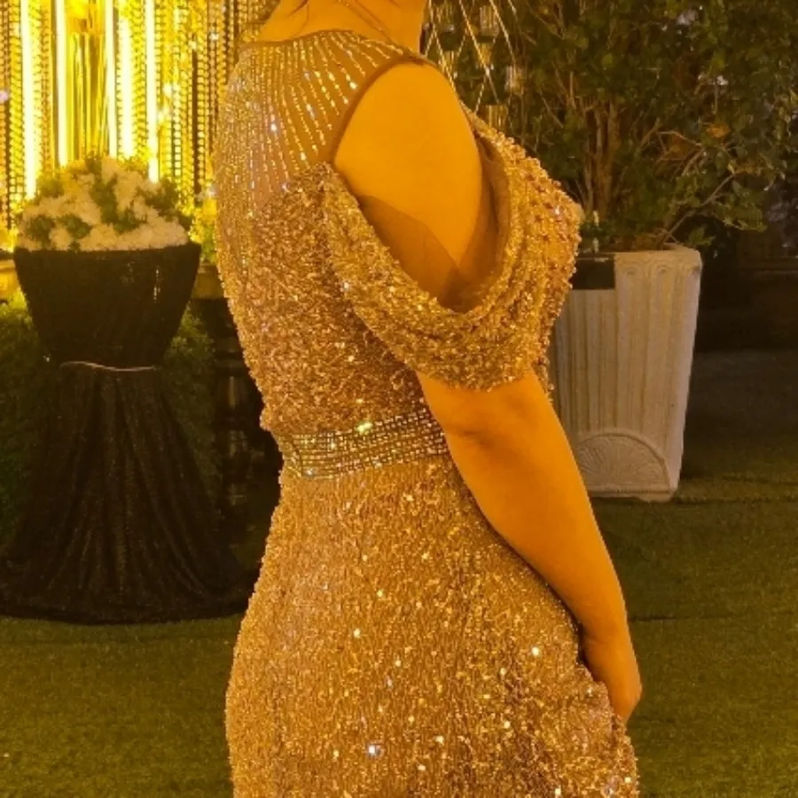 لباس مجلسی مزونی سنگدوزی
