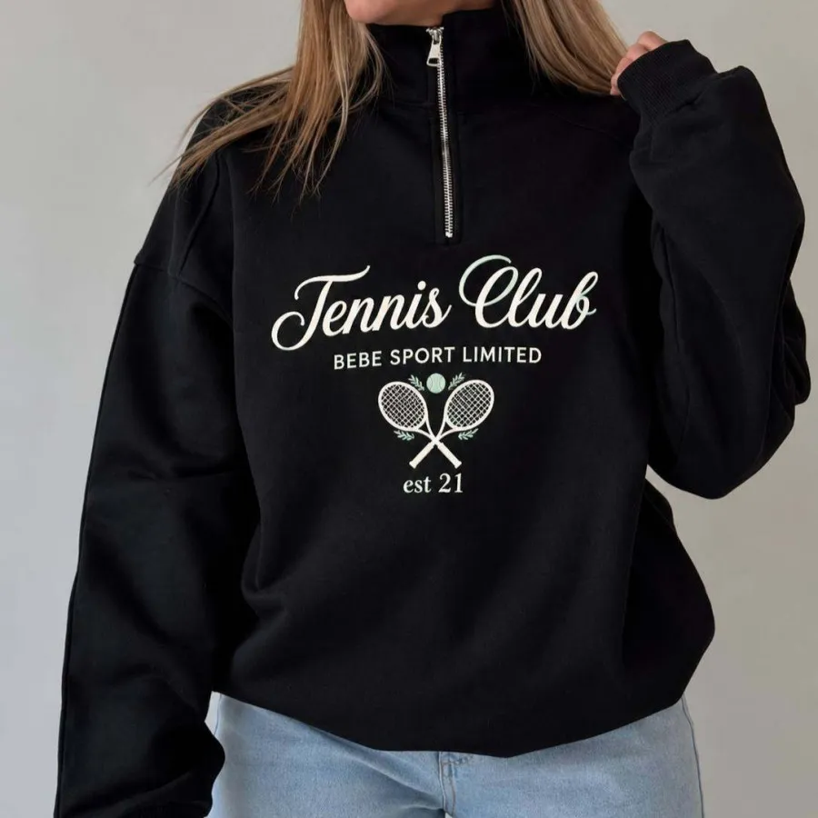 سویشرت نیم زیپ Tennis