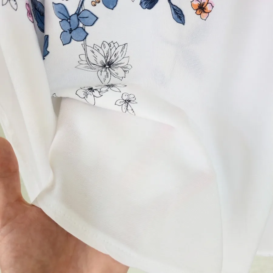 تاپ نخی گلدار