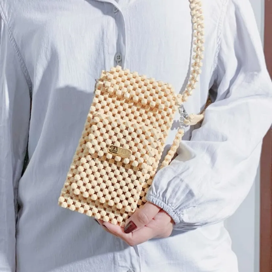 کیف گوشی مرواریدی