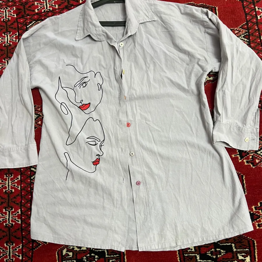 شومیز مانتو کتان