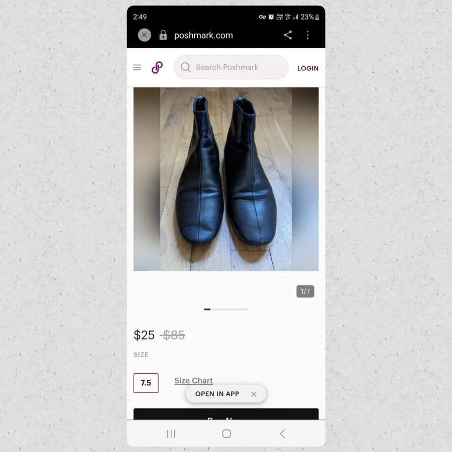 بوت چرم اصل زارا