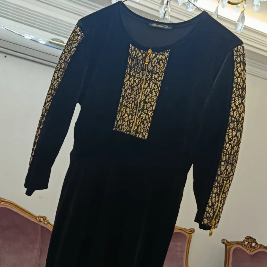 پیراهن مخمل مشکی