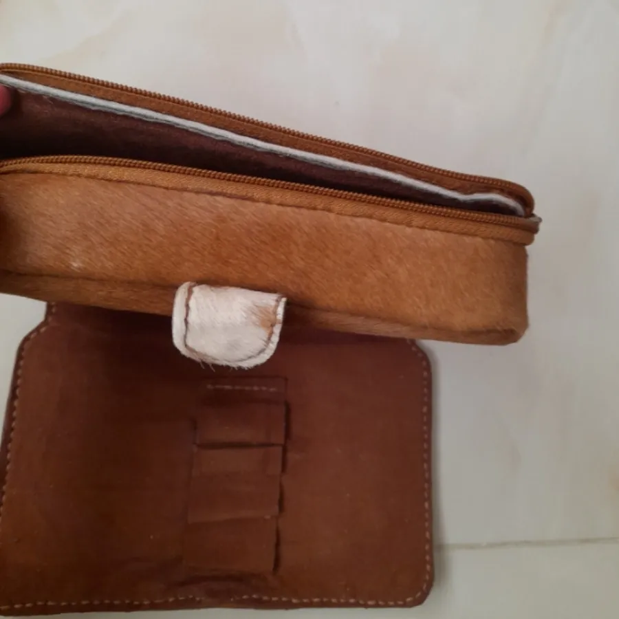 ست کیف چرم طبیعی دستدوز خ