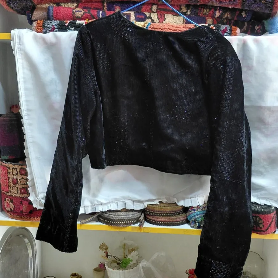 کراپ کت مخمل