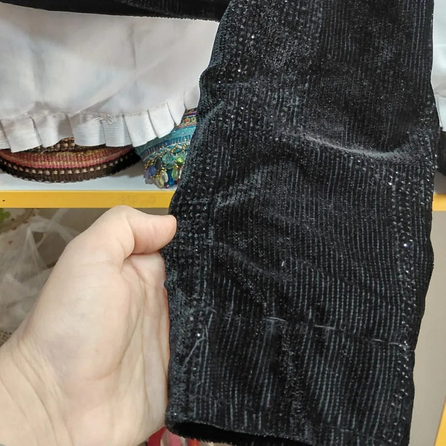 کراپ کت مخمل