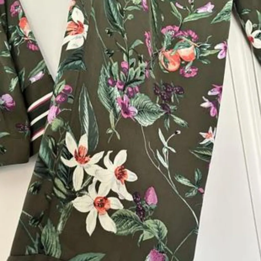 شلوار ساتنی طرح دار M&S