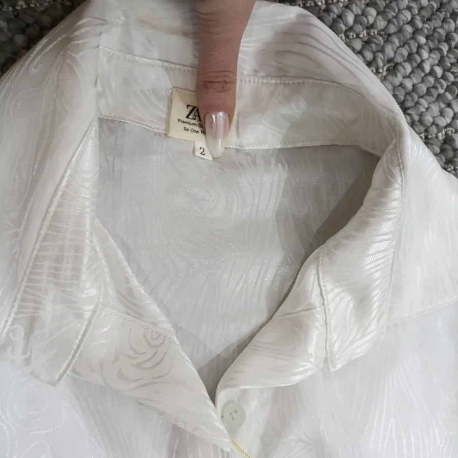 شومیز سفید زارا