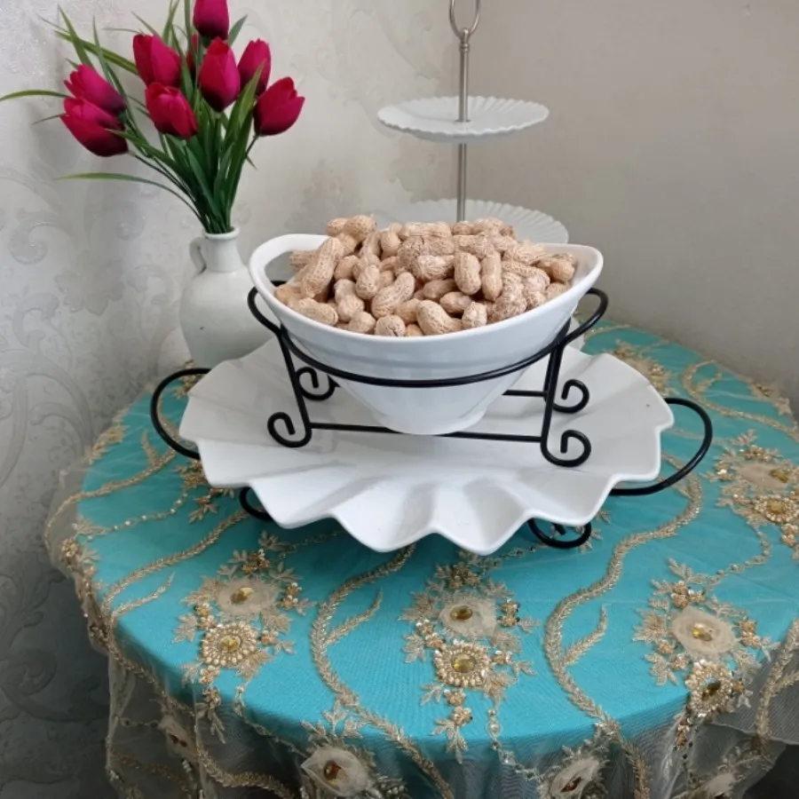 سرویس پذیرایی سفید مشکی