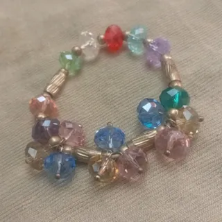 دستبند سنگ و فلز  زیبا